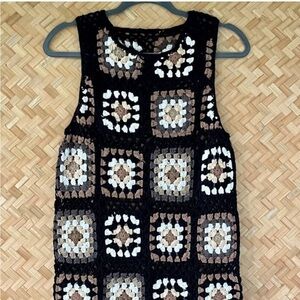 Crochet Shift Dress